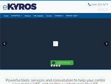 Tablet Screenshot of ekyros.com